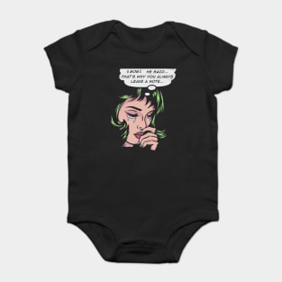 Always Leave a Note! Baby Bodysuit